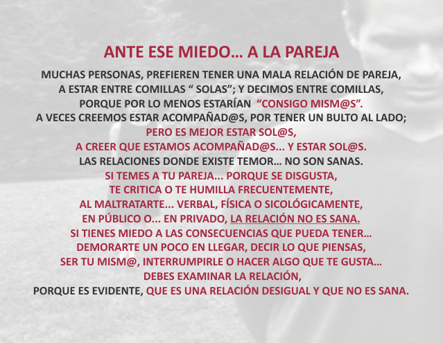Ante ese miedo... Ala pareja Mayo 07 de 2012